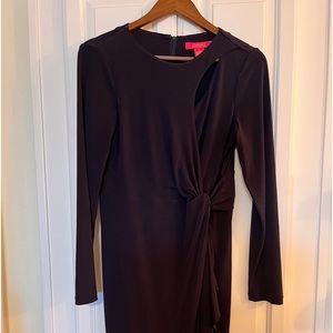 Catherine Catherine Malandrino Size 12 Navy Blue Dress